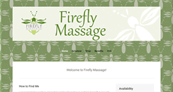 Desktop Screenshot of fireflymassagetherapy.com