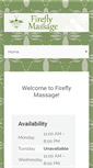 Mobile Screenshot of fireflymassagetherapy.com